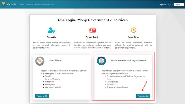 Register for Government e-Services